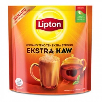 LIPTON UNCANG TEKO TEH (BIASA / EKSTRAK KAW) 40' / LIPTON TEA BAG /YELLOW LABLE TEA